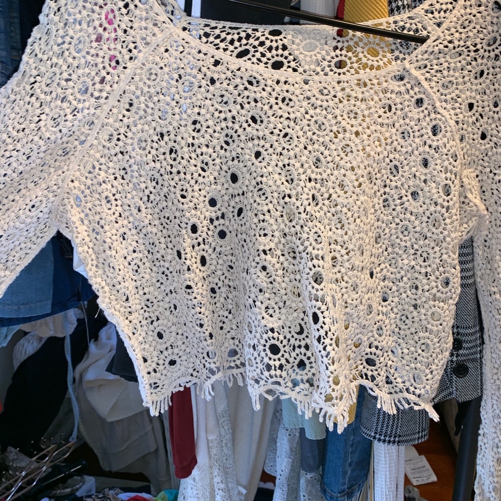 LA Hearts crotchet long sleeve